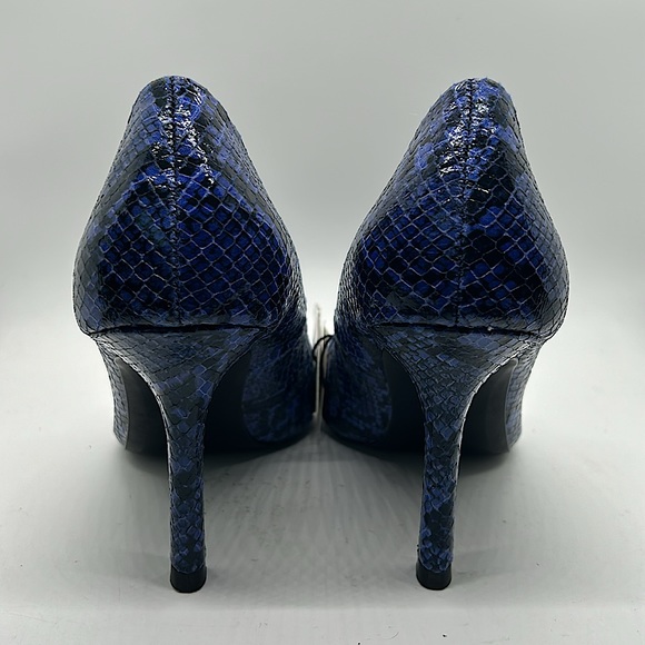 Zara NWT Sexy Blue Snakeskin Print Stiletto Heels Shoes **Size 38/US 7.5**🔥🔥 - Picture 5 of 7